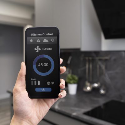 phone-with-kitchen-control-close-up